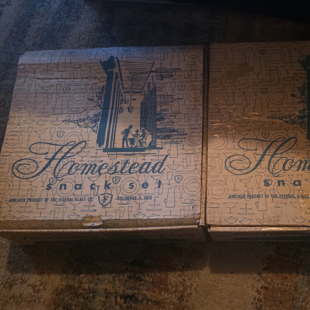 Snack Set - Elegant Serveware. Homestead. Vintage.